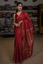 Load image into Gallery viewer, PARTHIVI COTTON ACR RED SAREE
