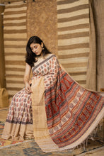 Load image into Gallery viewer, BAGHMATI 09 COTTON HAND BLOCK PRINT SAREE
