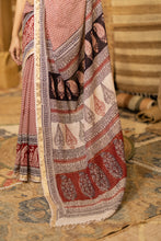 Load image into Gallery viewer, BAGHMATI 11 COTTON HAND BLOCK PRINT SAREE
