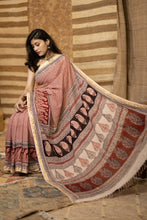 Load image into Gallery viewer, BAGHMATI 11 COTTON HAND BLOCK PRINT SAREE
