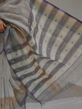 Load image into Gallery viewer, RAMYA COTTON BY LINEN HANDMADE SAREE
