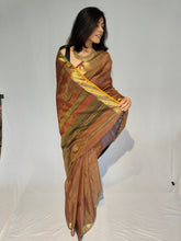 Load image into Gallery viewer, RONI COTTON ZARI CHECKS HANDMADE SAREE
