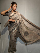 Load image into Gallery viewer, ANU COTTON KHADI ECOPRINT SAREE
