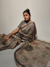 Load image into Gallery viewer, ANU COTTON KHADI ECOPRINT SAREE
