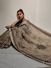 Load image into Gallery viewer, ANU COTTON KHADI ECOPRINT SAREE
