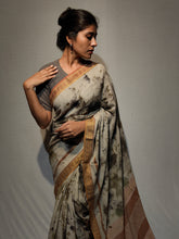 Load image into Gallery viewer, ANUSHA COTTON KHADI ECOPRINT HANDWOVEN SAREE
