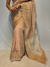 Load image into Gallery viewer, REWATI COTTON KHADI DOBBY HANDWOVEN SAREE
