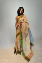 Load image into Gallery viewer, VIDYA 1 COTTON KHADI DOBBY HANDWOVEN SAREE
