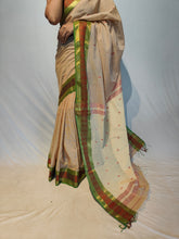 Load image into Gallery viewer, VIDYA 1 COTTON KHADI DOBBY HANDWOVEN SAREE
