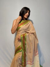 Load image into Gallery viewer, VIDYA 1 COTTON KHADI DOBBY HANDWOVEN SAREE
