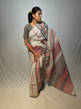 Load image into Gallery viewer, LINEN-LI LINEN HANDWOVEN SAREE
