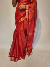 Load image into Gallery viewer, SUNEIRA COTTON ZARI HANDWOVEN SAREE
