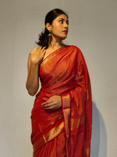 Load image into Gallery viewer, SUNEIRA COTTON ZARI HANDWOVEN SAREE
