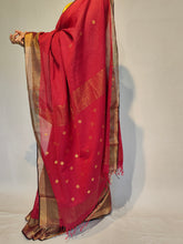 Load image into Gallery viewer, SINNI COTTON BOOTI HANDWOVEN SAREE
