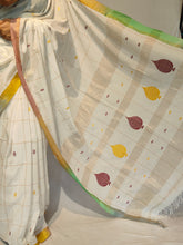 Load image into Gallery viewer, PATTI COTTON DOBBY BOOTA BOOTI HANDWOVEN SAREE
