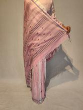 Load image into Gallery viewer, BRAHMI COTTON LINEN DOBBY BOOTI SAREE
