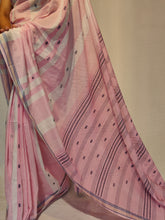 Load image into Gallery viewer, BRAHMI COTTON LINEN DOBBY BOOTI SAREE
