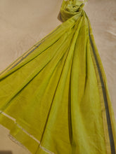 Load image into Gallery viewer, BRAHMI COTTON LINEN DOBBY BOOTI HANDWOVEN SAREE
