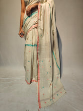 Load image into Gallery viewer, KUNDAL KHADI DOBBY BOOTI HANDWOVEN SAREE
