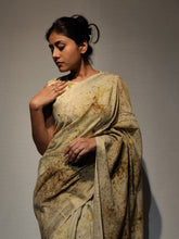 Load image into Gallery viewer, NIKALSI COTTON DOBBY ECO PRINT HANDWOVEN SAREE
