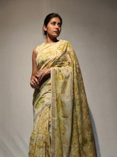 Load image into Gallery viewer, PRABHATI COTTON ECO PRINT HANDWOVEN SAREE
