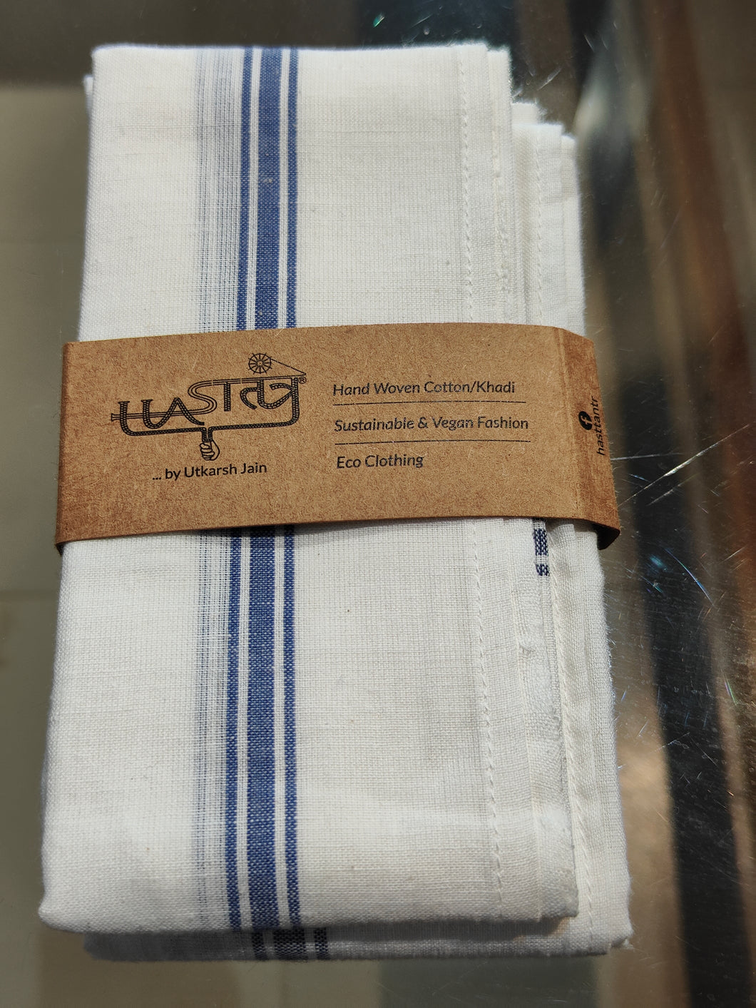 HANDLOOM COTTON HANDKERCHIEF