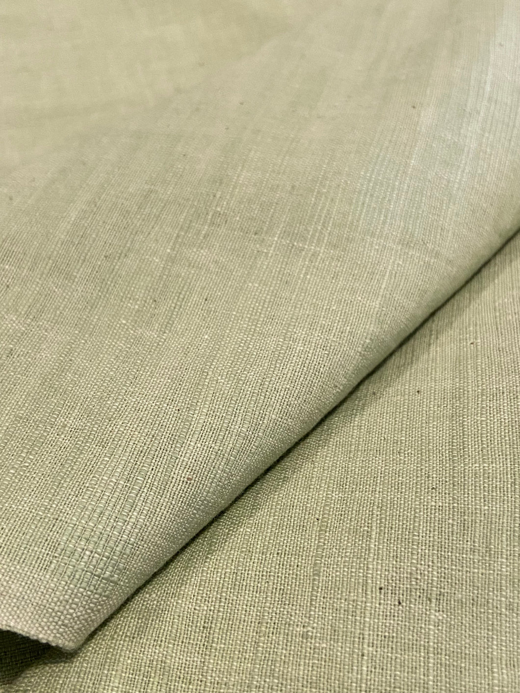 COTTON KHADI PISTA GREEN FABRIC